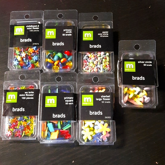 making memories Office 7 Pks Of Brads For Papercraft Poshmark
